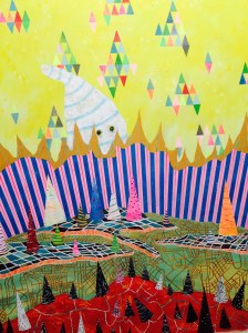 Preparing For The Inevitable 59"x79" acrylic on canvas ©2015 Kyle Labinsky